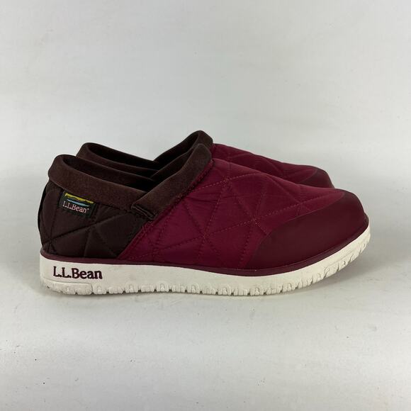 L.L. Bean Casual Shoes Men\'s 8 Red Brown Slip-On Waterproof Insulated Round Toe main image 9